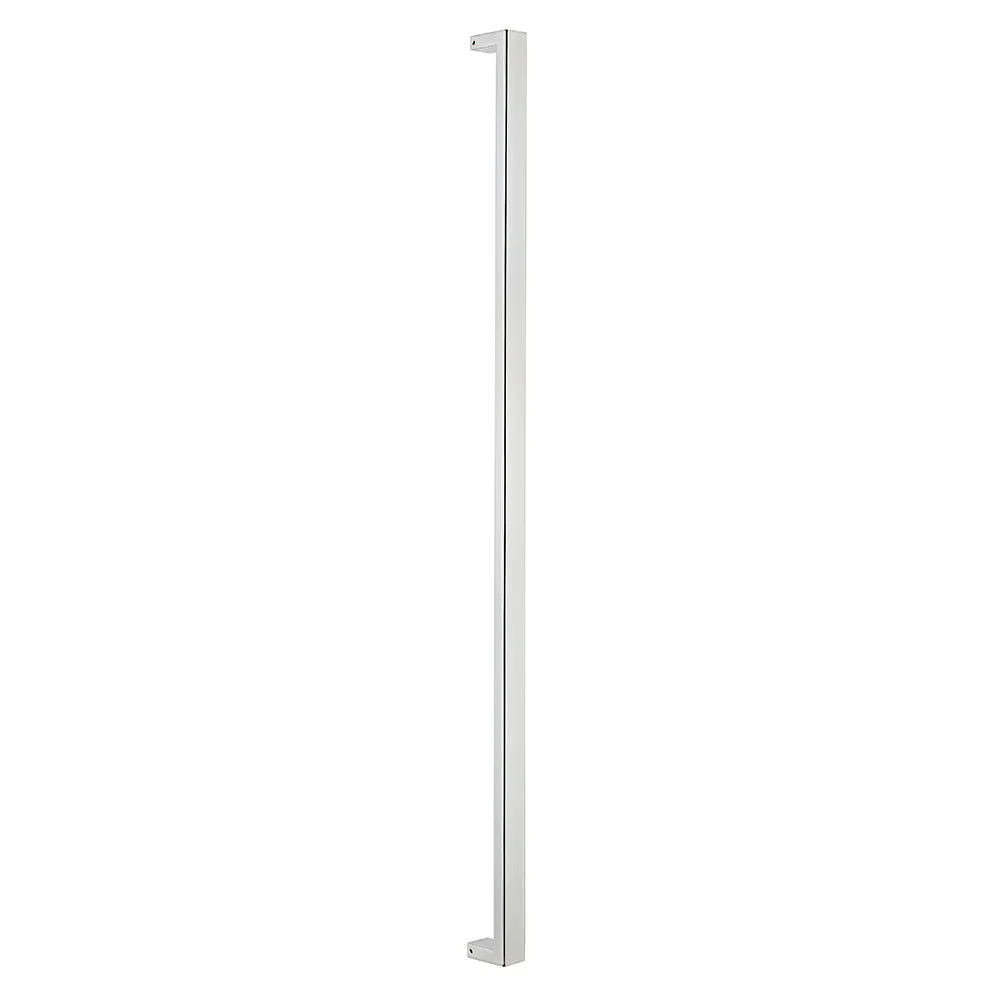 Sure-Loc Square Long Door Pulls in 26 Polished Chrome