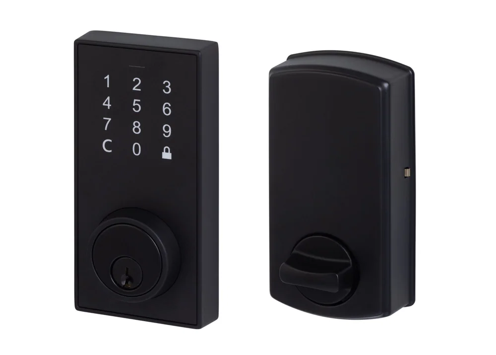 Sure-Loc Modern Touch Screen Keypad Deadbolt in FBL Flat Black