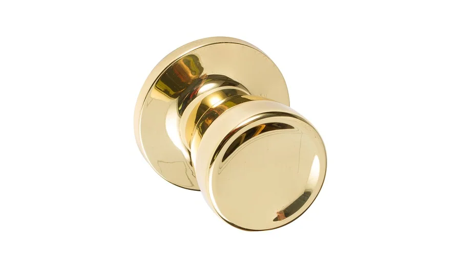 Sure-Loc Tulip Knob in 3 Polished Brass