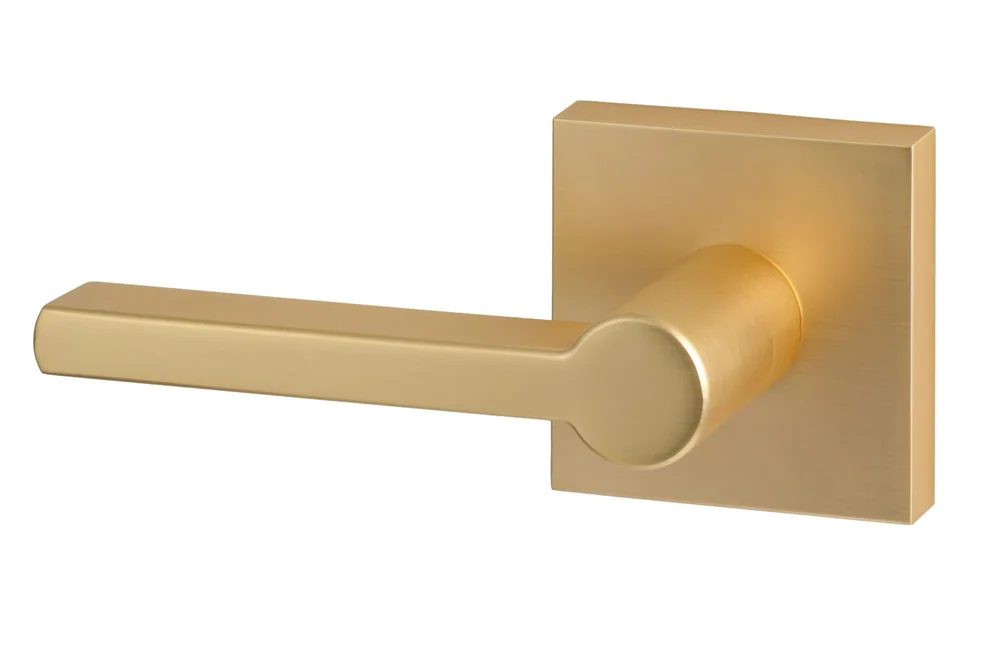 Sure-Loc Modern Verona Lever in SB Satin Brass