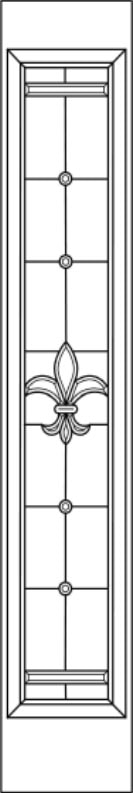Fluer d’ Lis Sidelites and Transoms — Glass & Inserts