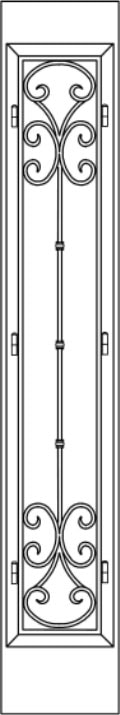 Santiago Sidelites and Transoms — Glass & Inserts