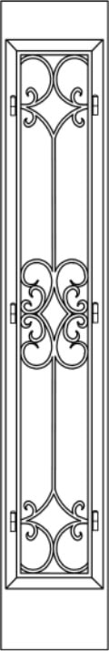 Sienna Sidelites and Transoms — Glass & Inserts