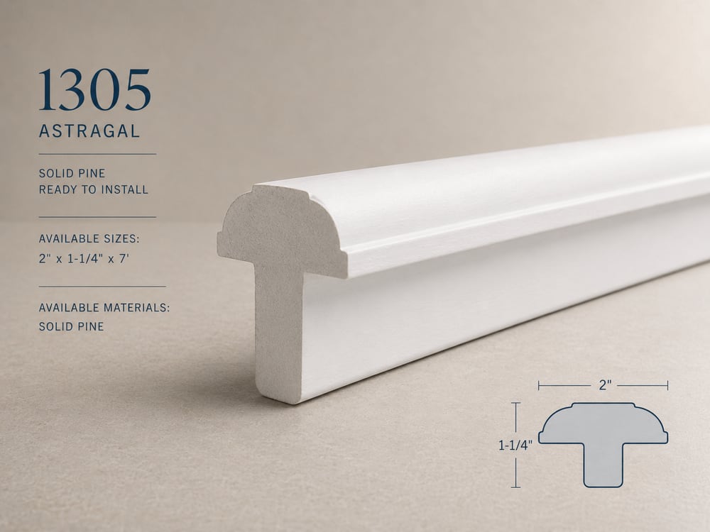 Astragals — 3 profiles