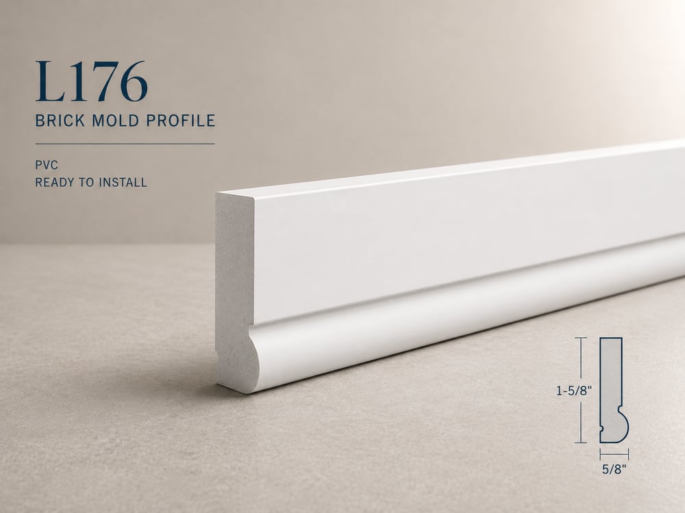 Brick Mouldings — 8 profiles