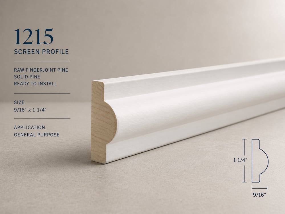 Lattice & Screen Mouldings — 11 profiles