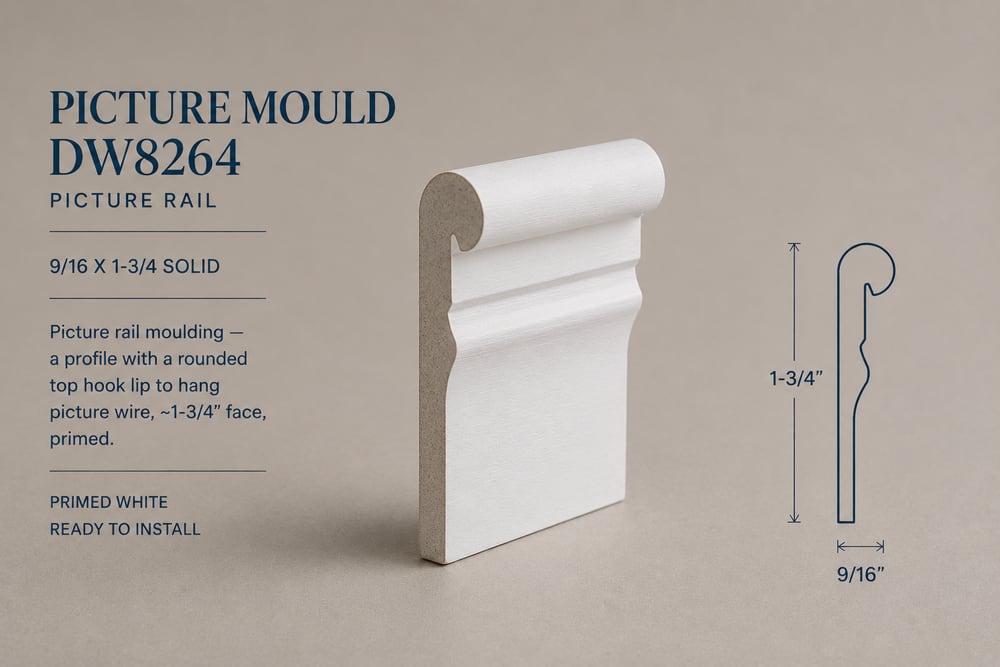 Picture Mouldings — 2 profiles