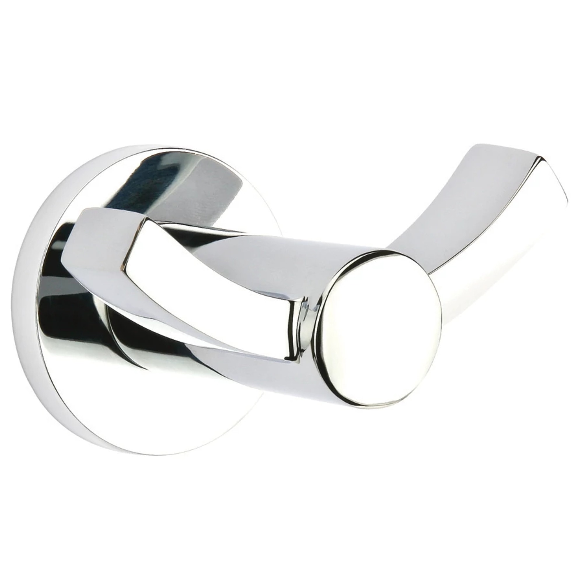 Emtek Modern Brass Double Hook with Rosette