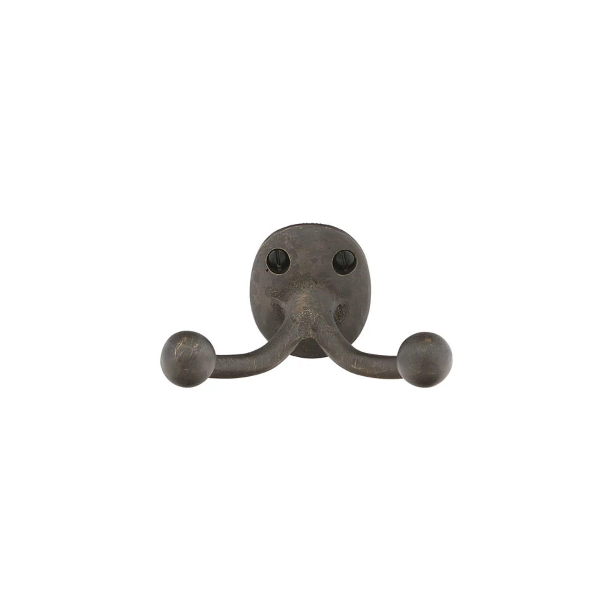 Emtek Sandcast Bronze Double Hook