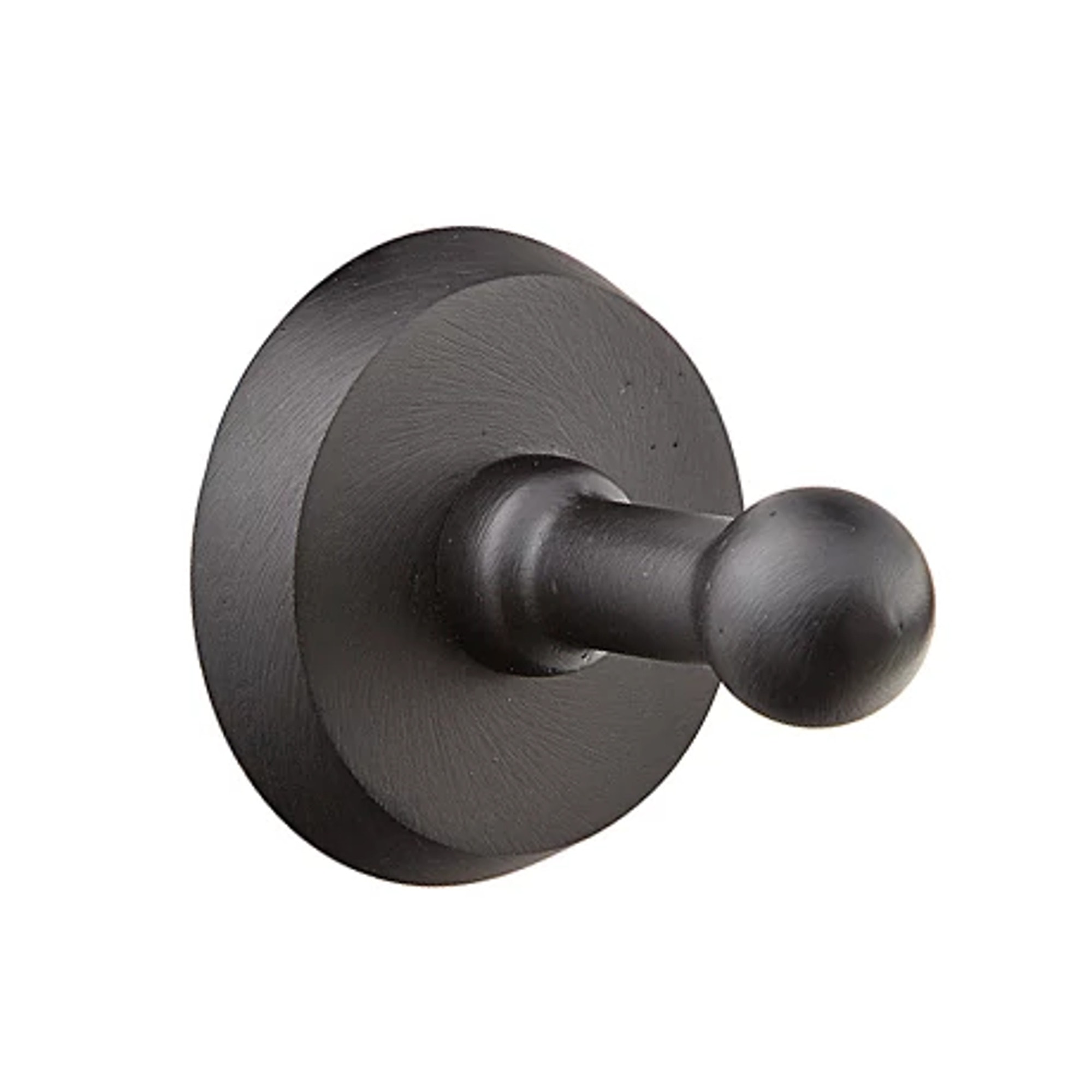 Emtek Sandcast Bronze Single Hook with Rosette