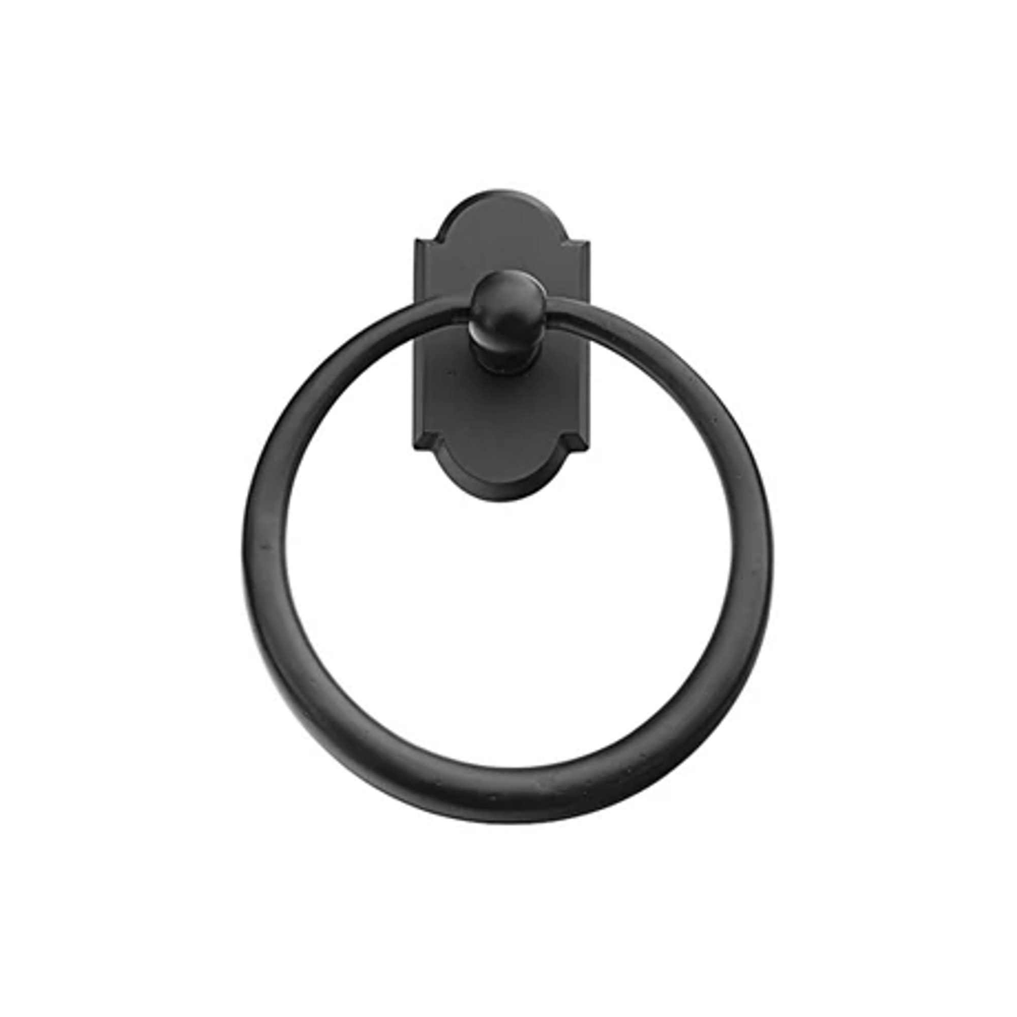 Emtek Sandcast Bronze Towel Ring