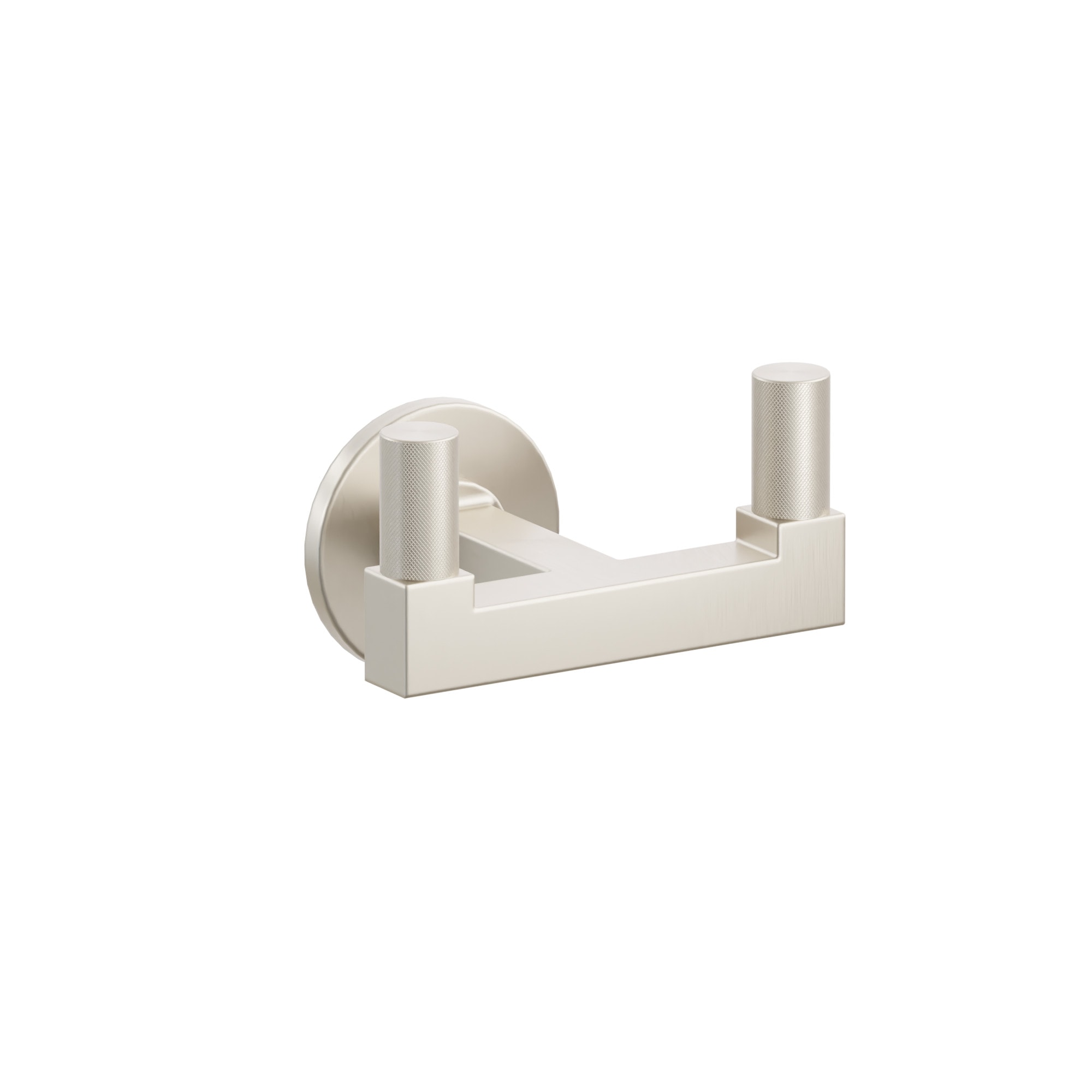 Emtek SELECT Square Stem with Knurled Tip Double Hook