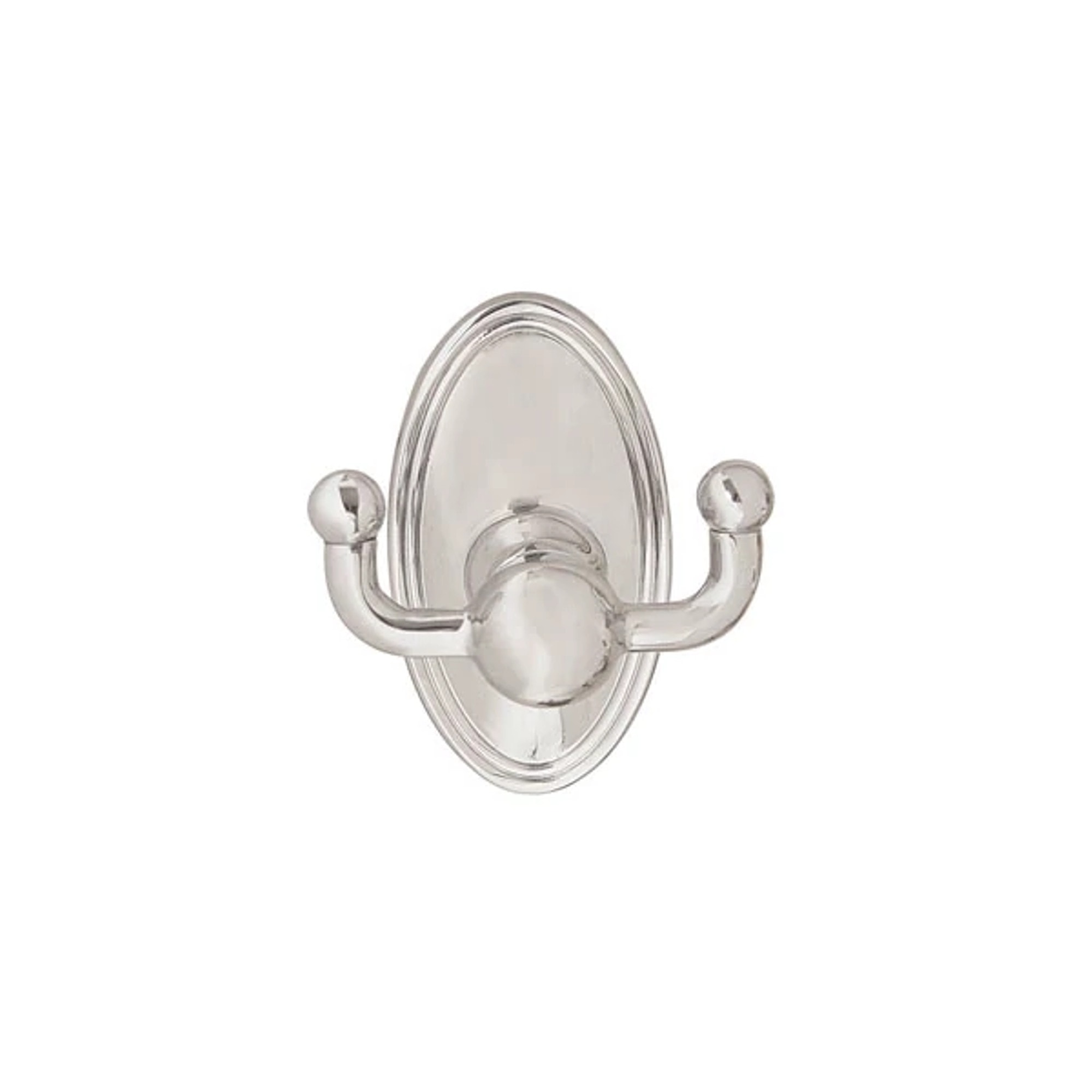 Emtek Traditional Brass Double Hook with Rosette