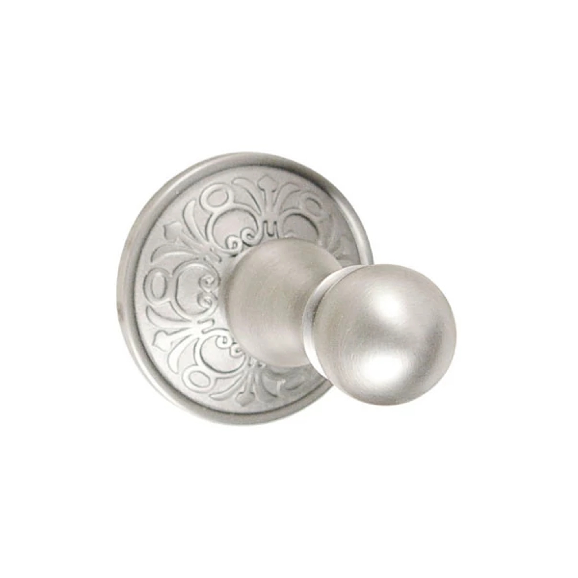Emtek Traditional Brass Single Hook with Rosette