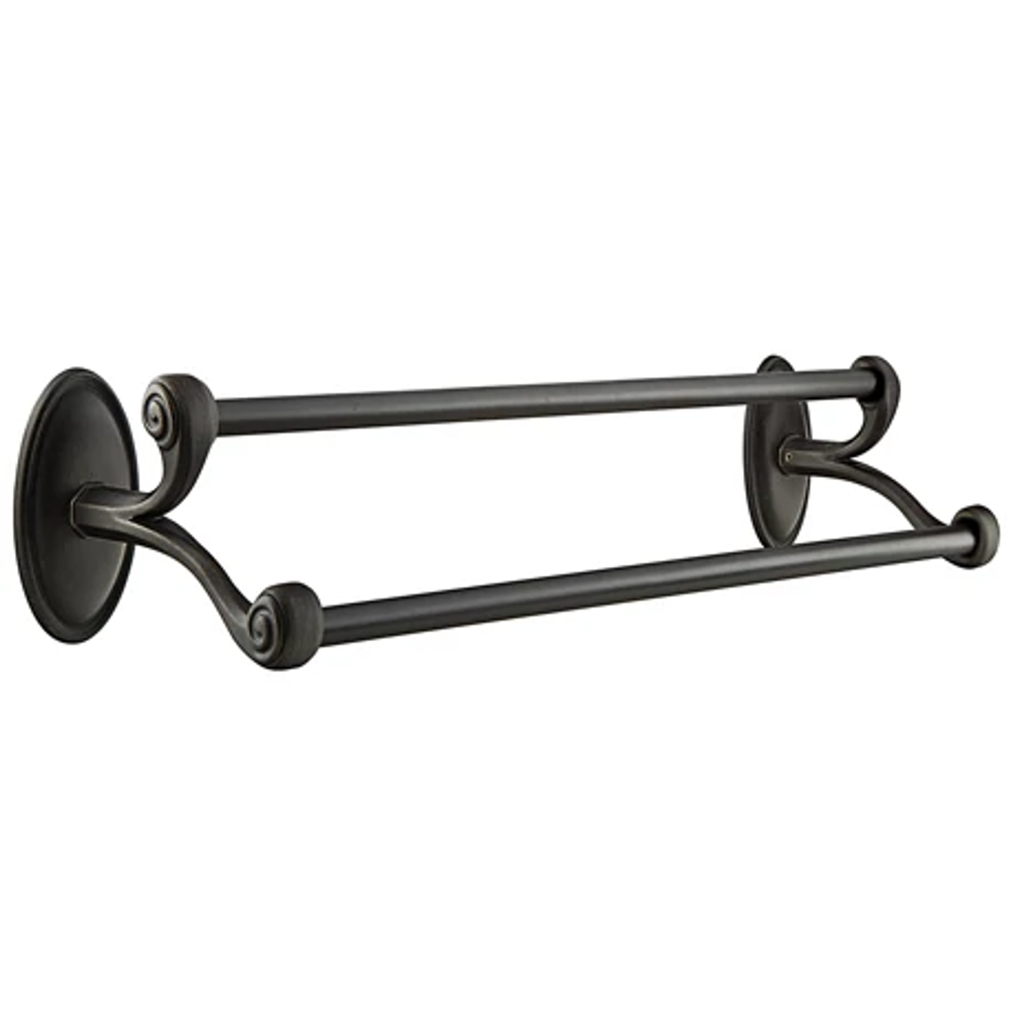 Emtek Tuscany Bronze Double Towel Bar