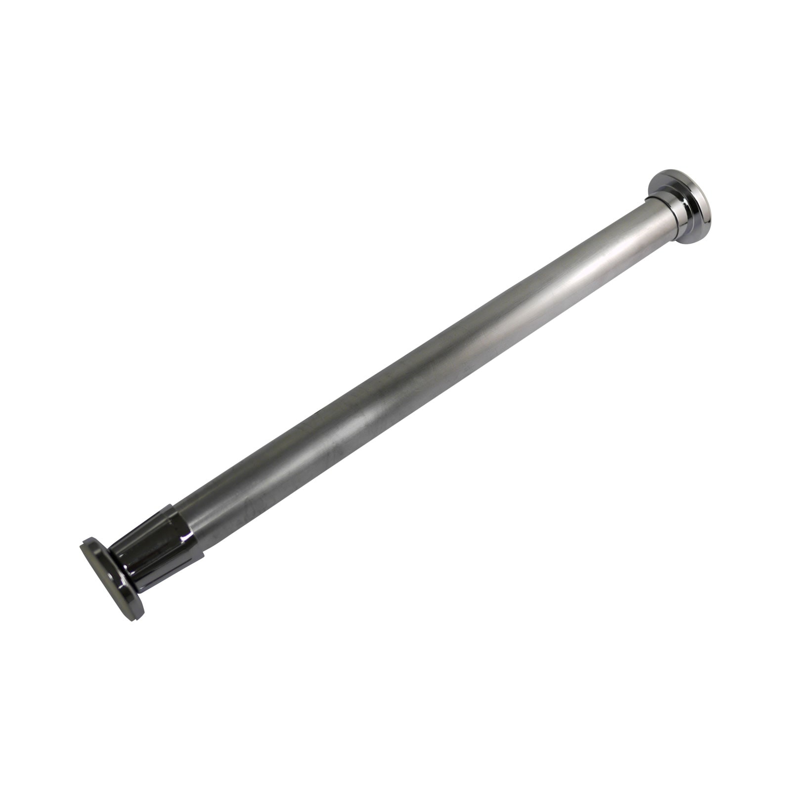 Pamex Aluminum Shower Rod W/Adj Flange Set