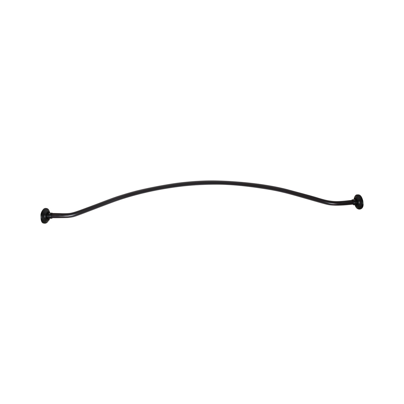 Pamex Spacious Curved Shower Rod w/Concealed Flanges