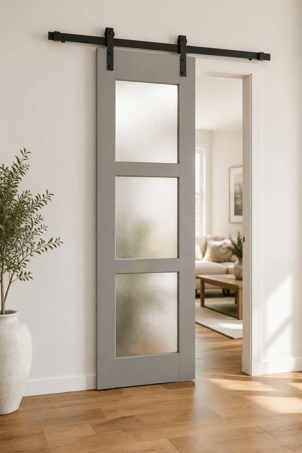 GLS 3LT Frosted 2880 installed — photorealistic product image