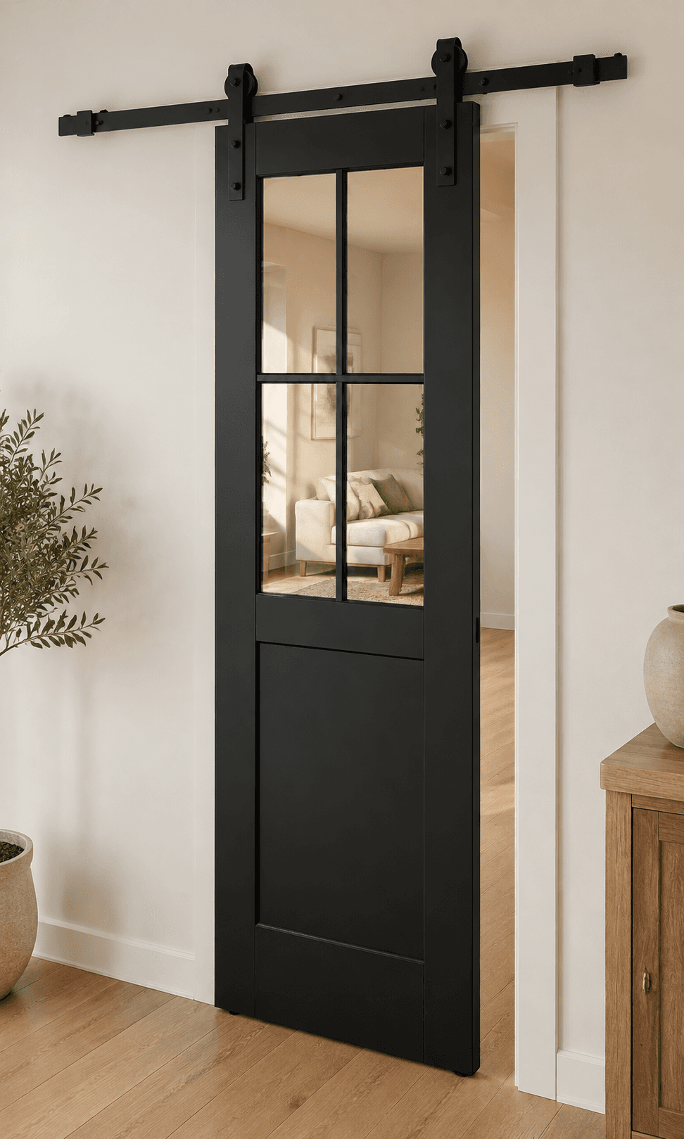 GLS 4LT Clear 2080 installed — photorealistic product image