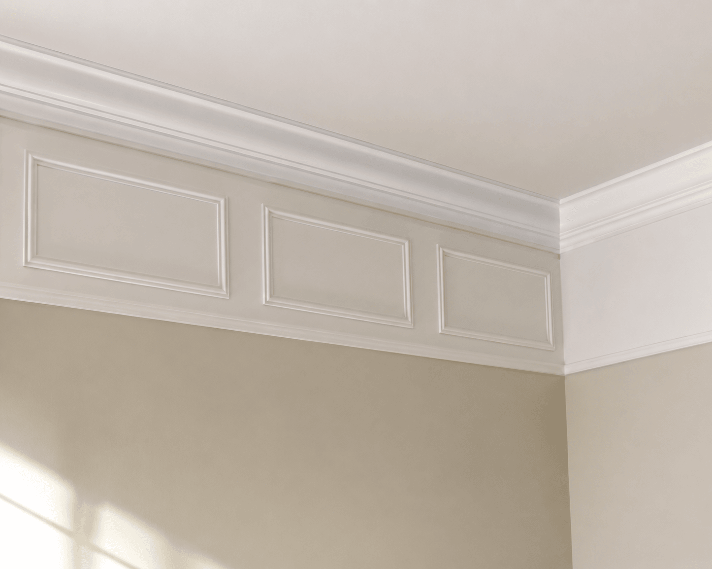 Crown with Applied-Panel Frieze