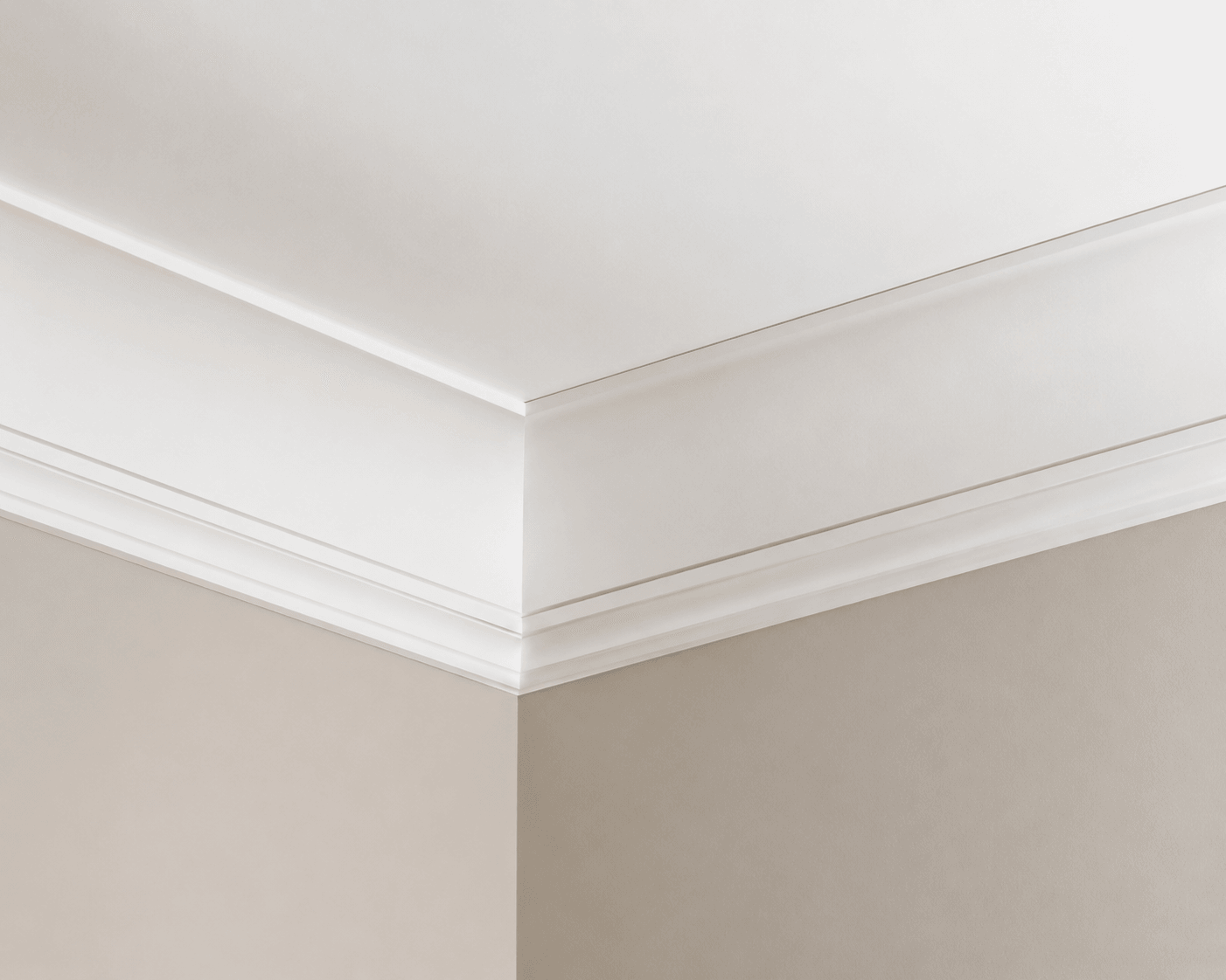 Crown with Wide Ceiling Cove