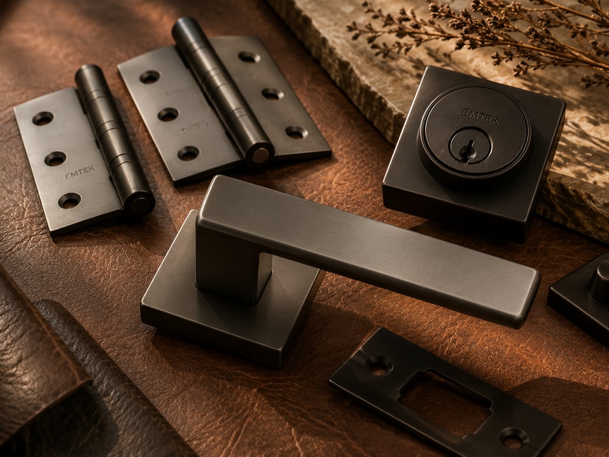 The finishing hardware