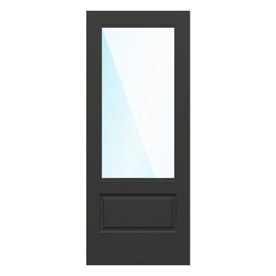 Plastpro Plastpro Nova 90 Onyx 3/4 Lite Direct Glazed Fiberglass Door Low E