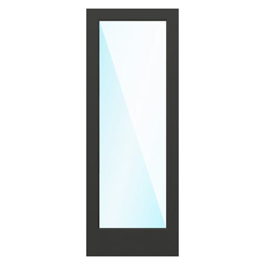 Plastpro Plastpro Nova 90 Onyx 1 Lite Direct Glazed Fiberglass Door Low E