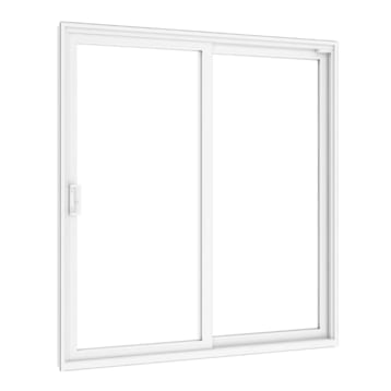 Novatech Novatech 650 Series Patio Door - 1 Lite Low-E - Black/White Handle - LH - Knock Down