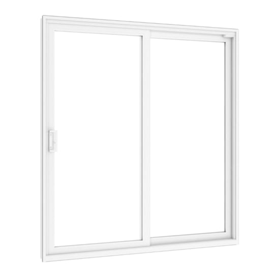Novatech Novatech 650 Series Patio Door - 1 Lite Low-E - White Handle - LH - Knock Down
