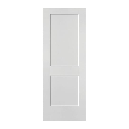 Masonite Masonite Heritage Logan 2 Panel Fiberglass Door NBNM - 35-3/4 x 80 - Smooth Texture SMFGLOG3068
