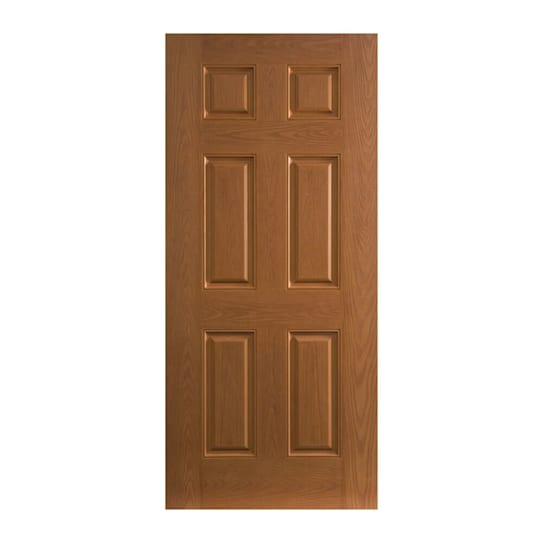 Masonite Masonite Belleville 6 Panel Fiberglass Door NBNM - 31-3/4 x 80 - Smooth Texture SB286P