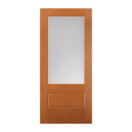Masonite Masonite VistaGrande Flush-Glazed Fiberglass Door 3/4 Lite LE Argon - 35-3/4 x 80 VIG3068SM34LLEP