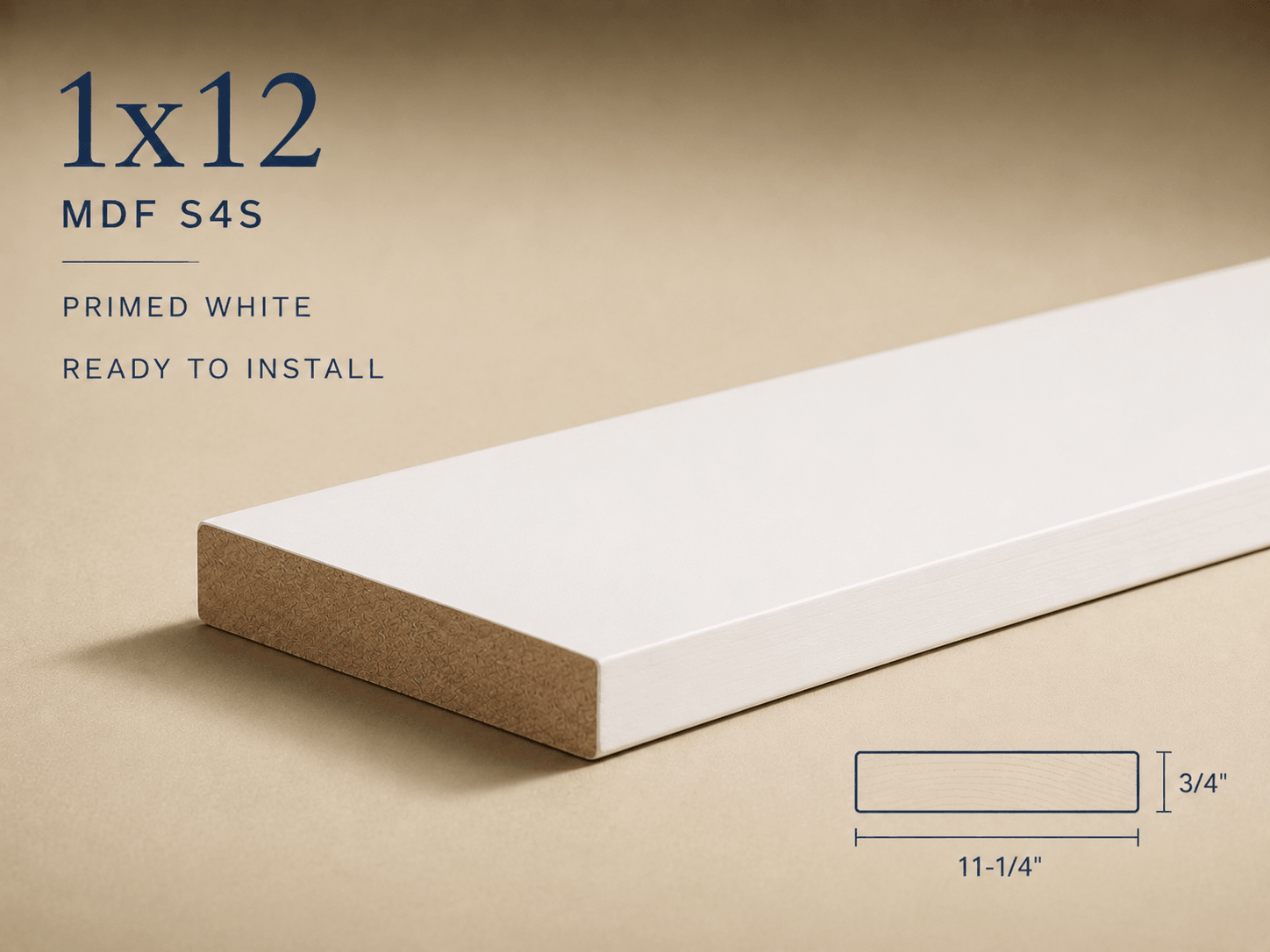 MDF flat stock