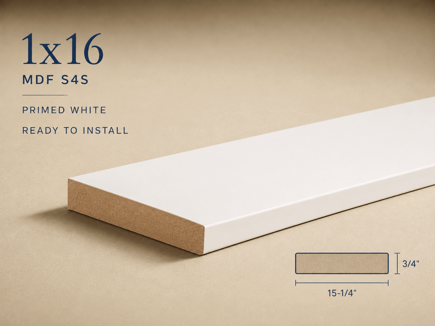 MDF flat stock
