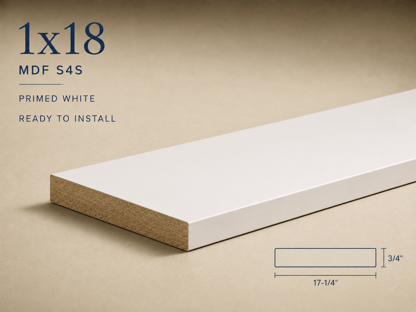MDF flat stock