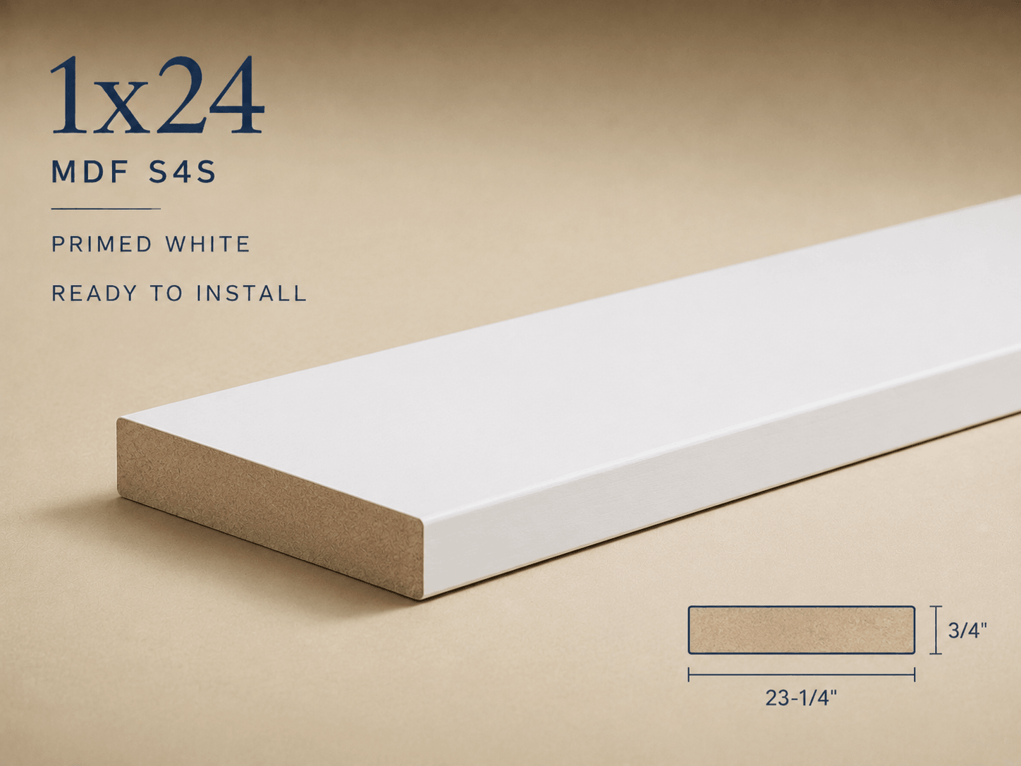 MDF flat stock