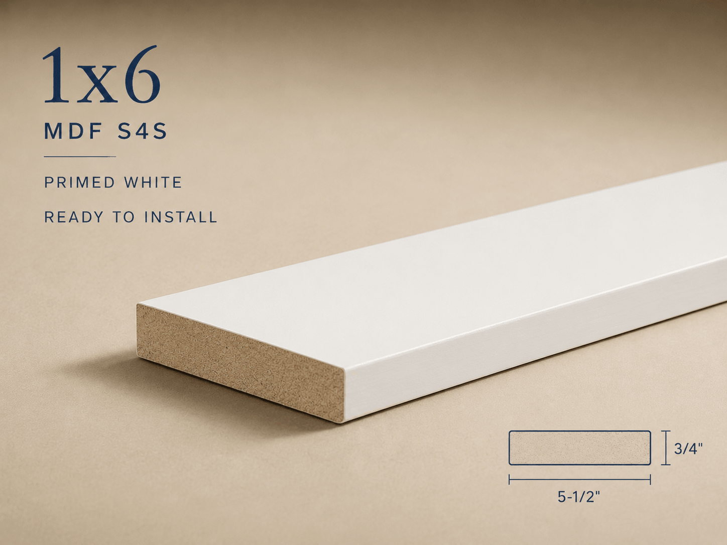 MDF flat stock