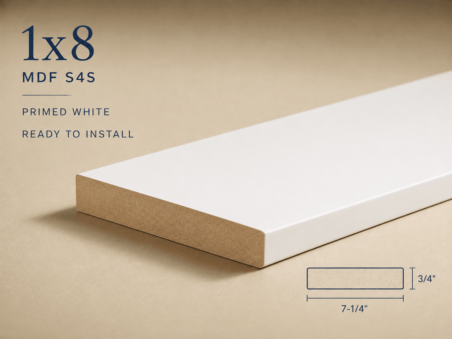 MDF flat stock