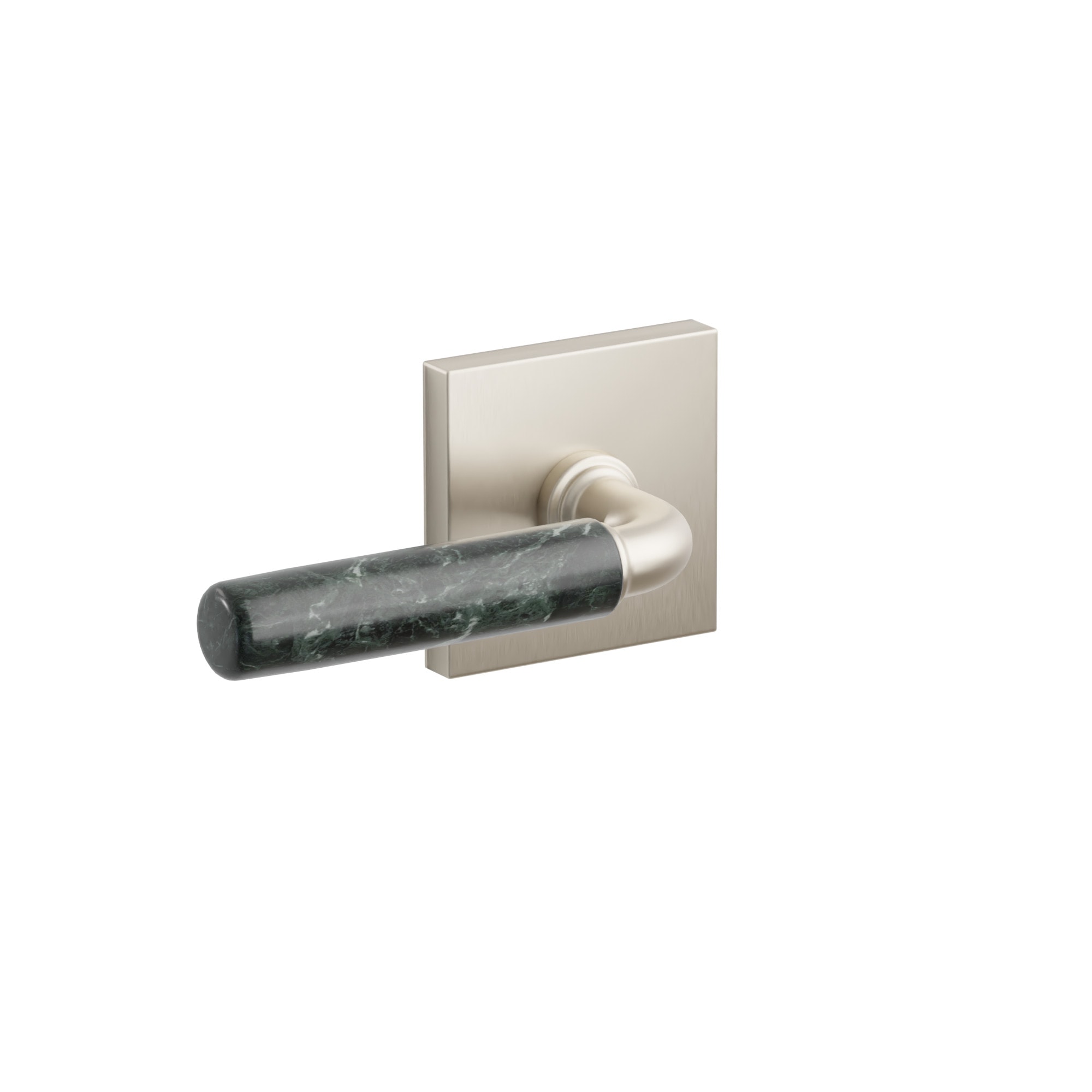 Emtek SELECT R-Bar Green Marble Lever
