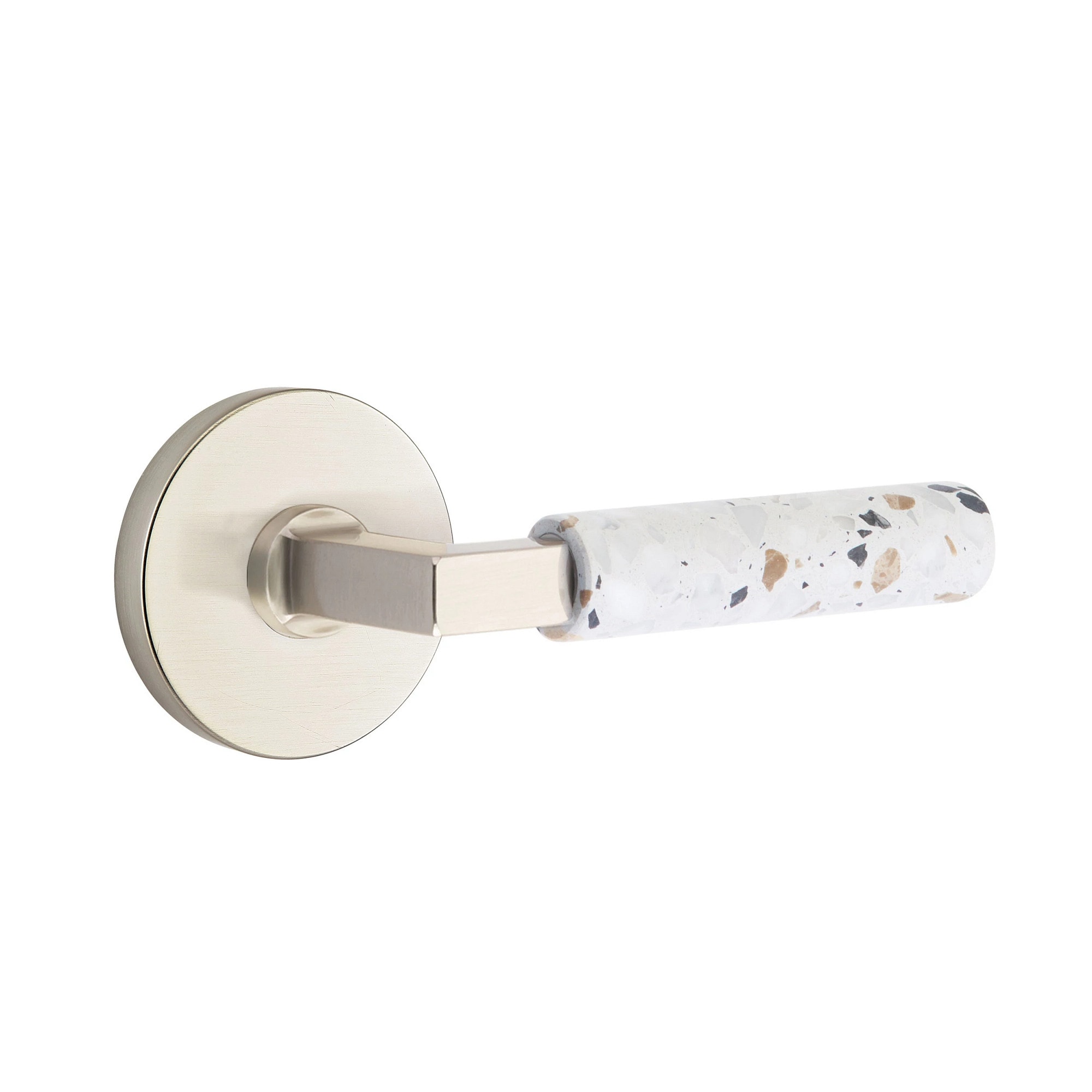 Emtek SELECT L-Square Terrazzo Lever