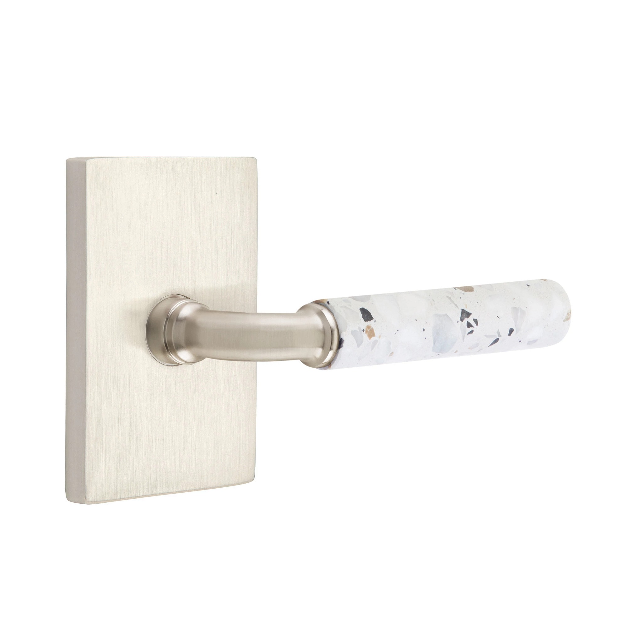 Emtek SELECT R-Bar Terrazzo Lever