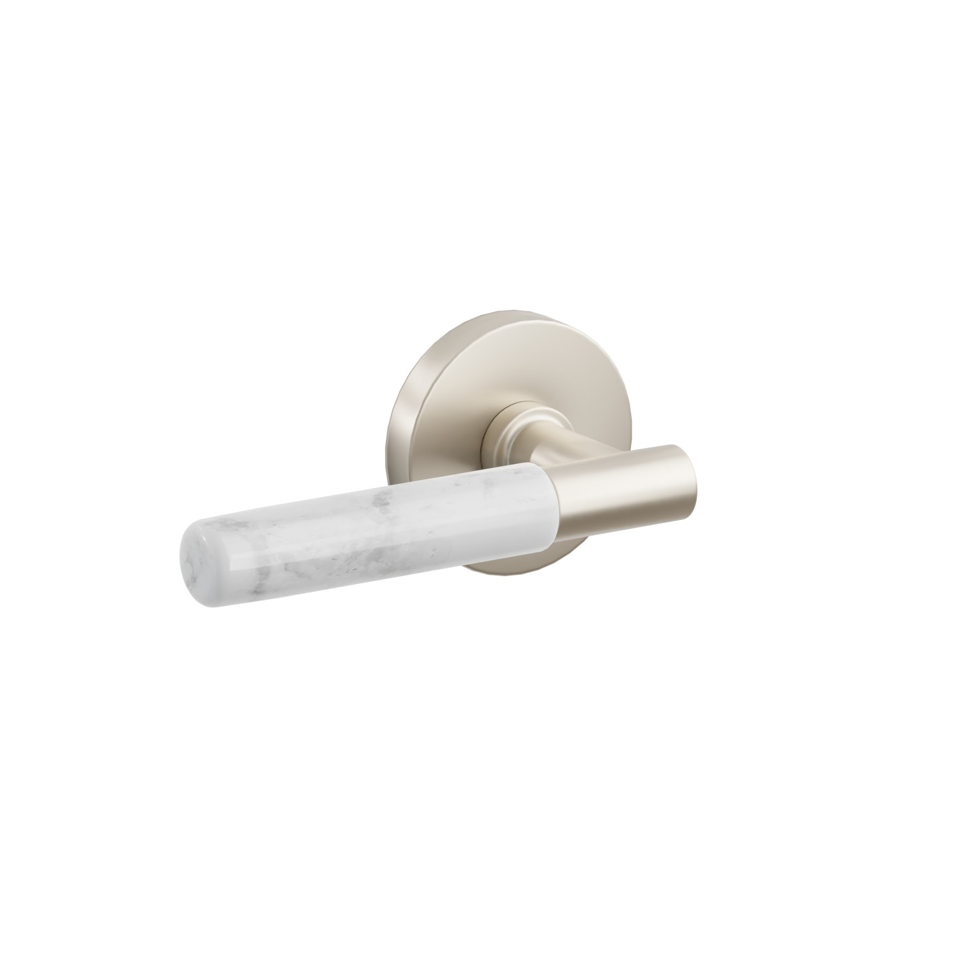 Emtek SELECT T-Bar White Marble Lever