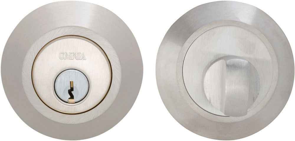 Omnia Auxiliary Deadbolt (Stainless)