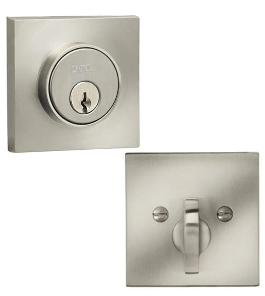 Omnia Auxiliary Deadbolt (Brass)