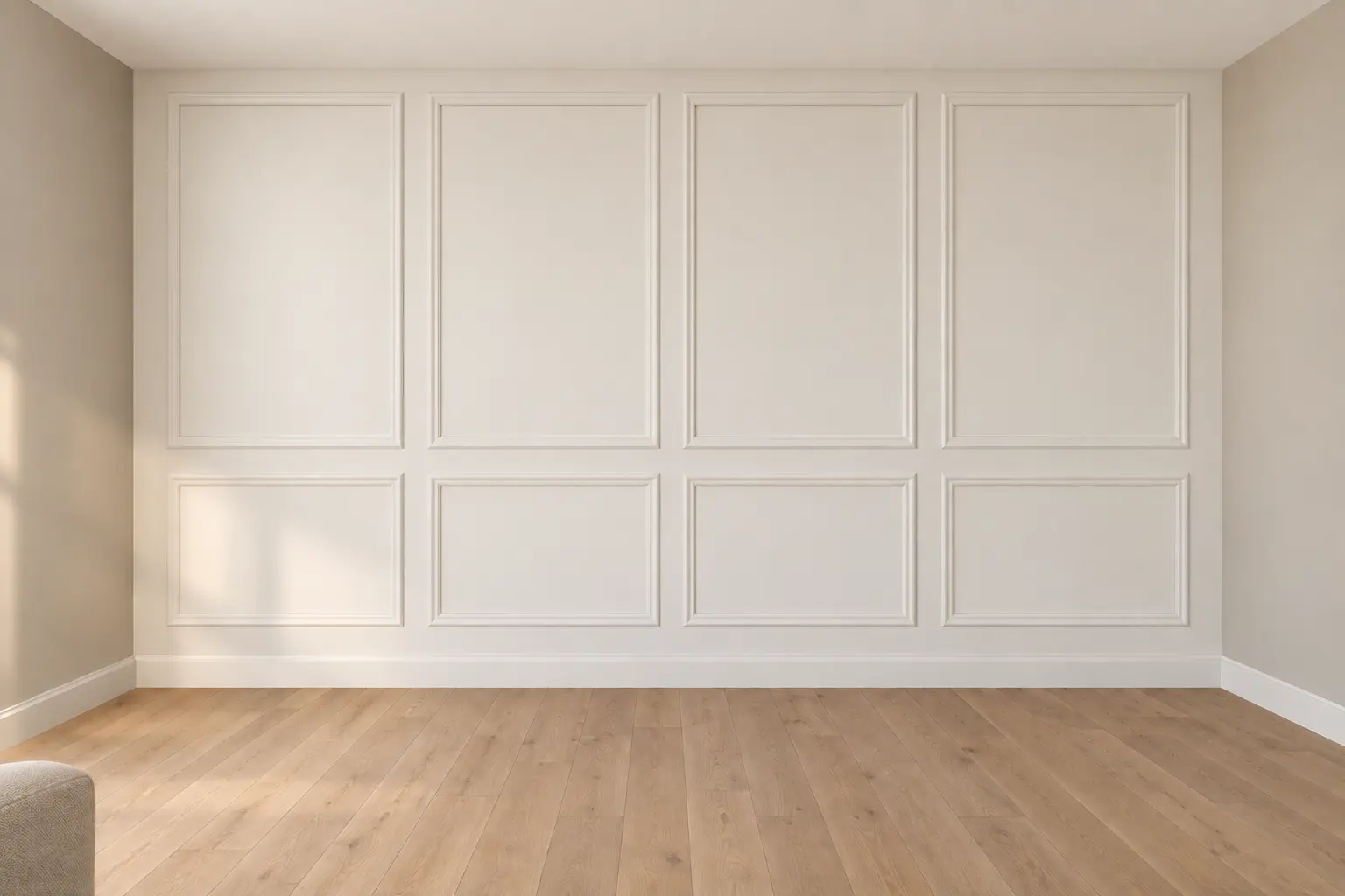 Full Height Shadow Box Wall — after design concept