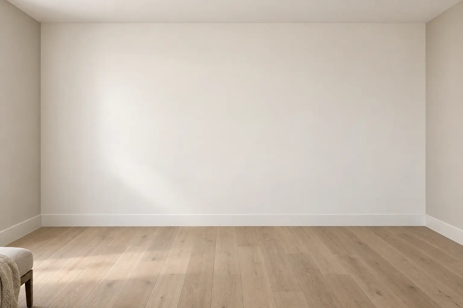 Chevron Batten Wall — before design concept