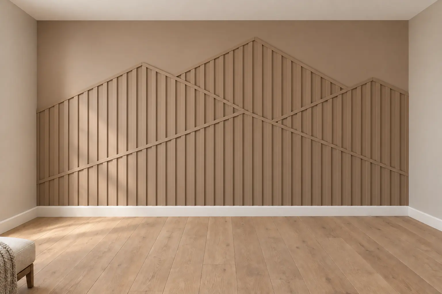 Mountain Ridge Batten Wall — after design concept