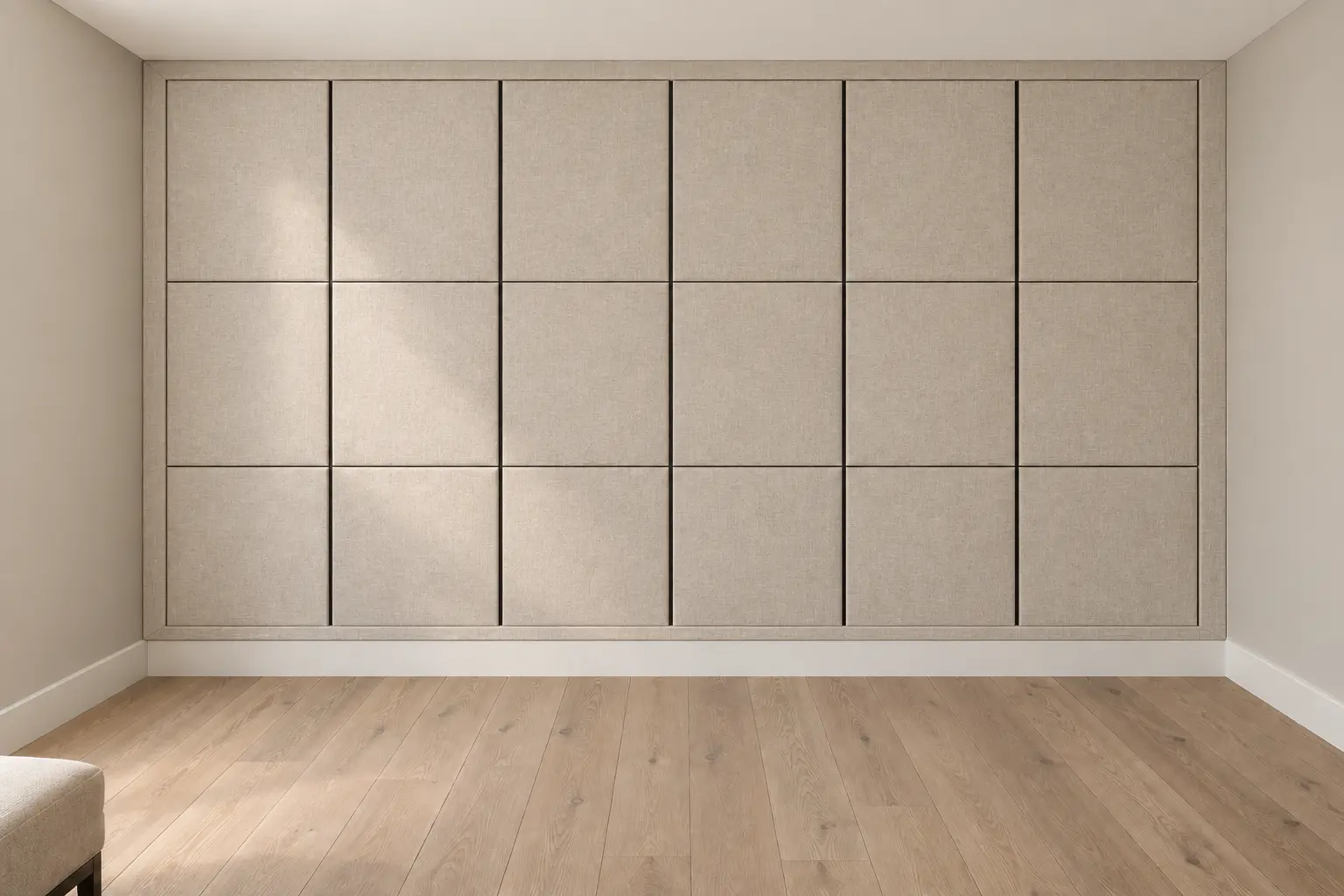 Upholstered Panel Wall — after design concept