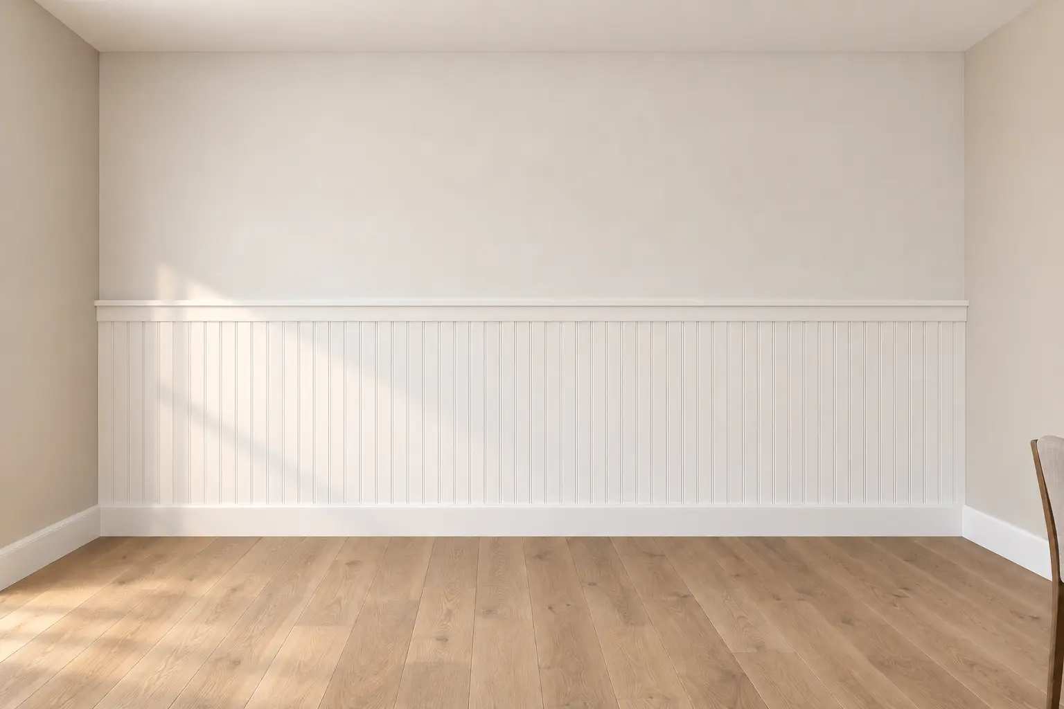Beadboard Wainscot — after design concept